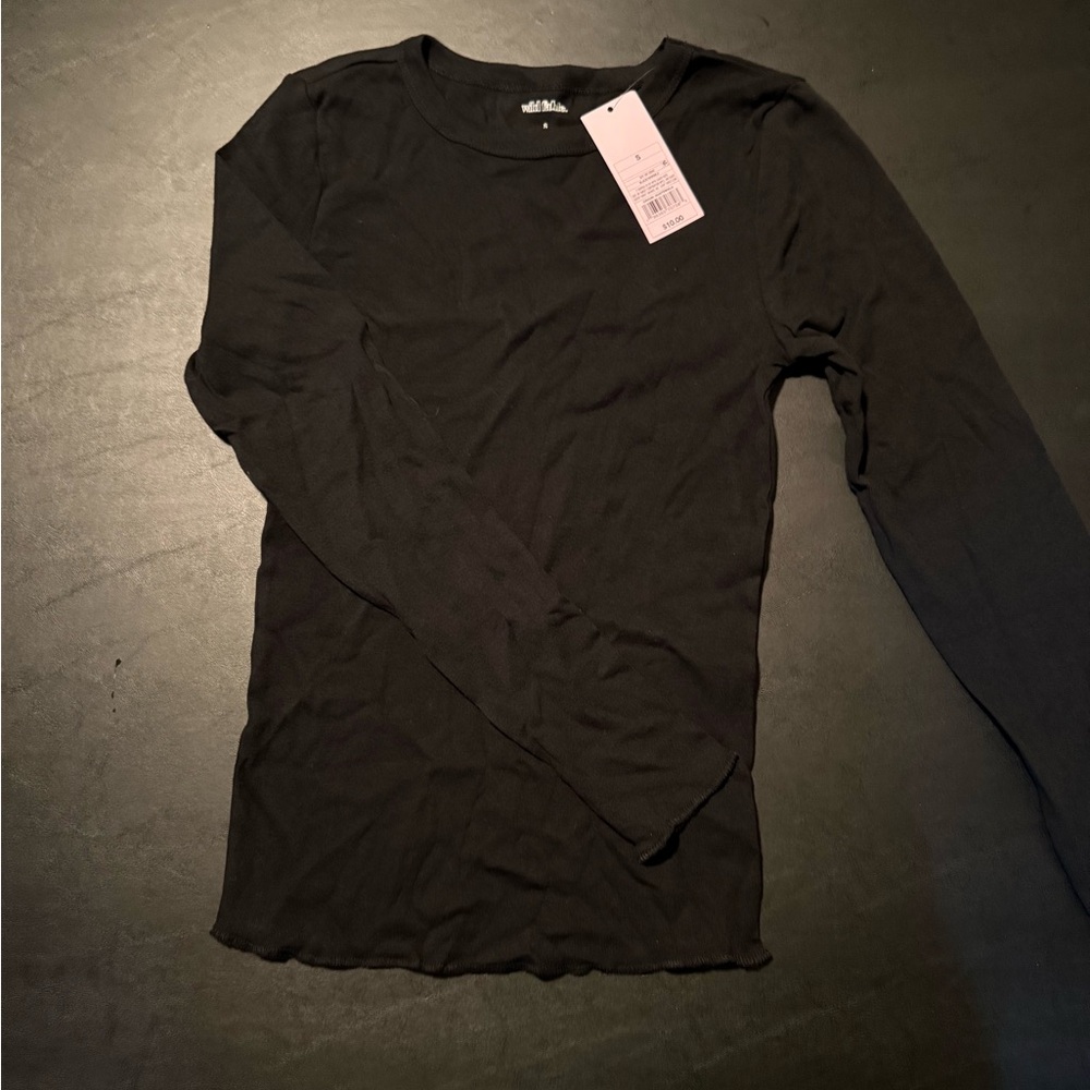 Wild Fable Black Long Sleeve Tee